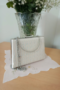 Nude Laser Stone Embellished Evening Bag - Special Design