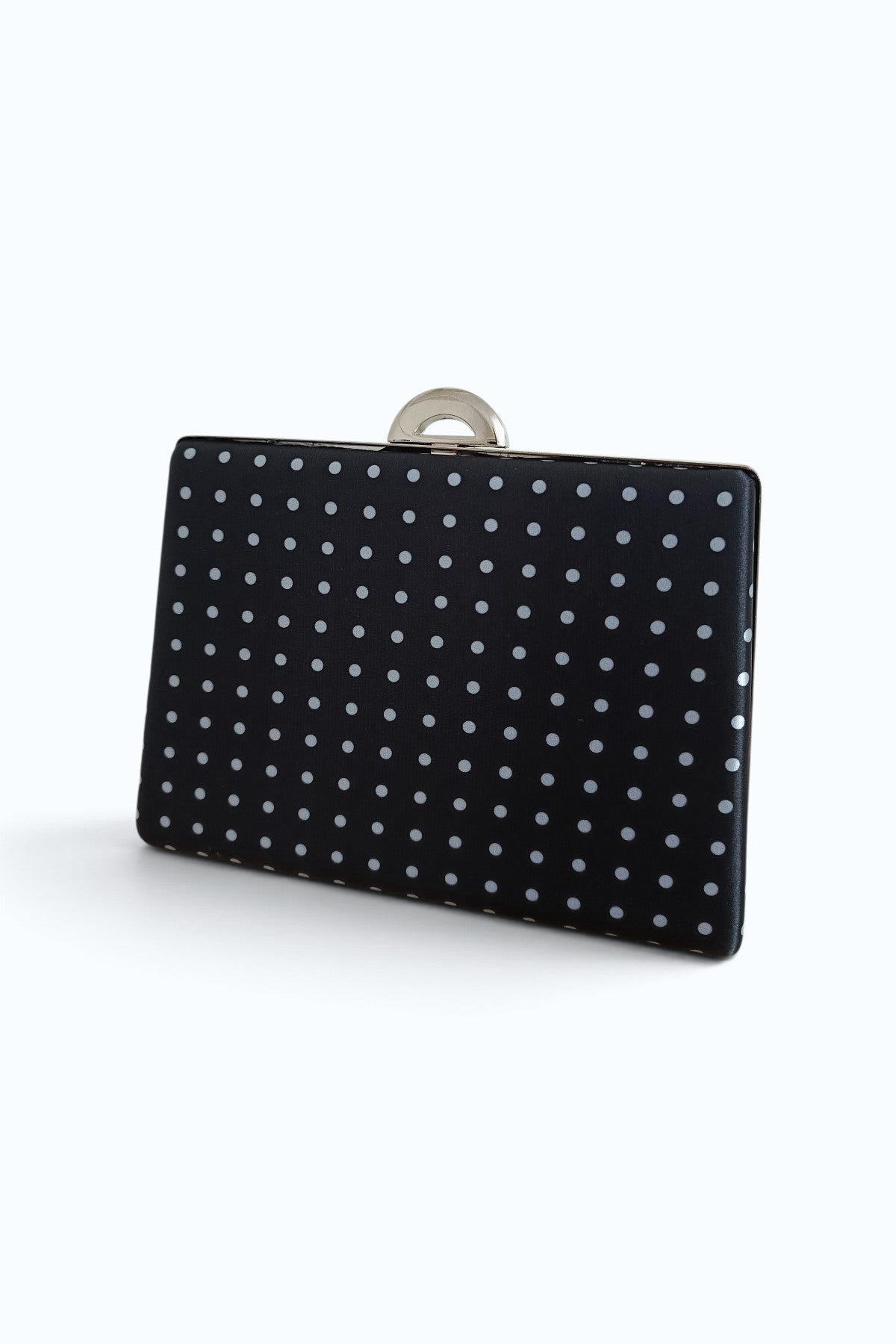 Black Polka Dot Evening Bag
